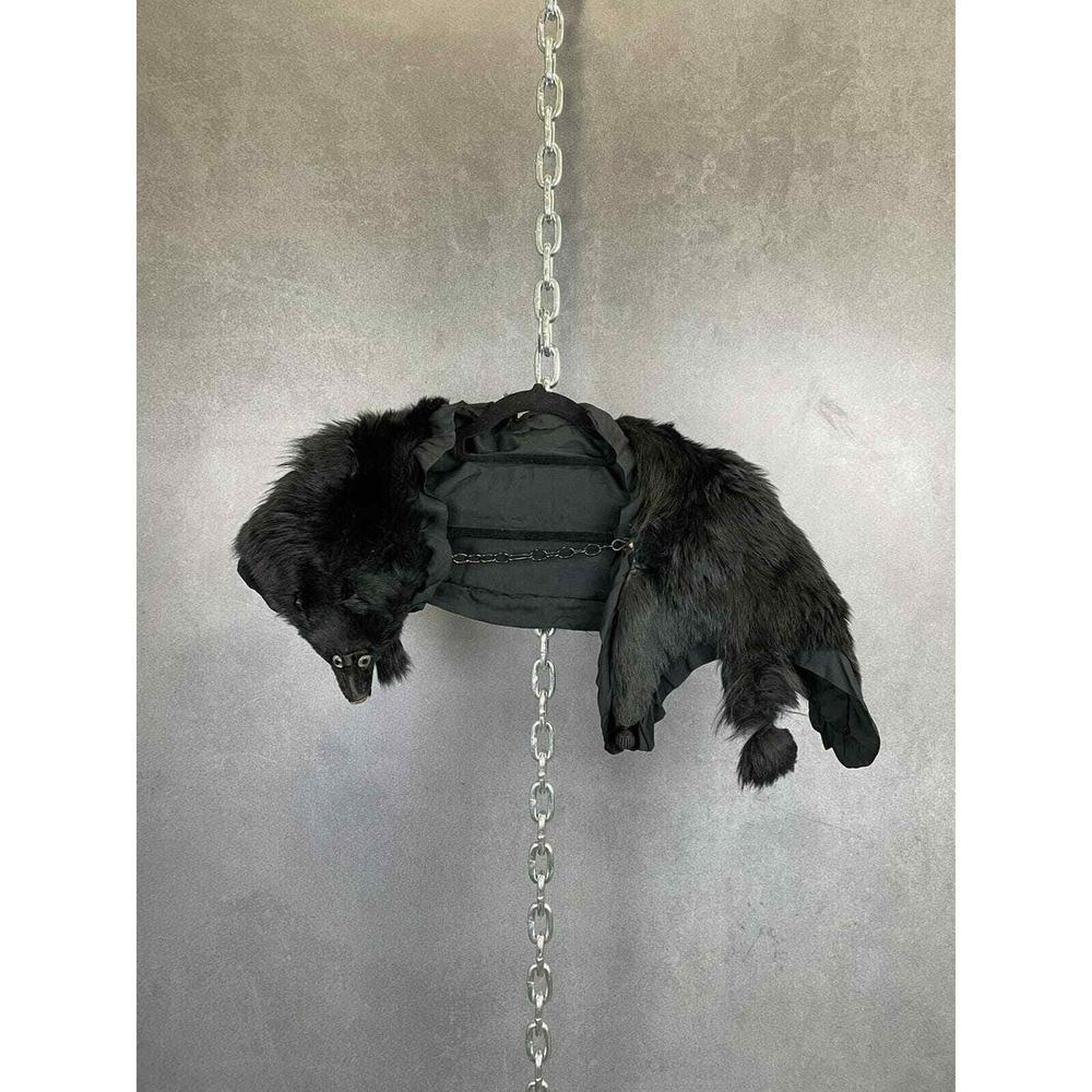1930s Hudson Bay Fox Fur and Silk Stole - Picture 9 of 14